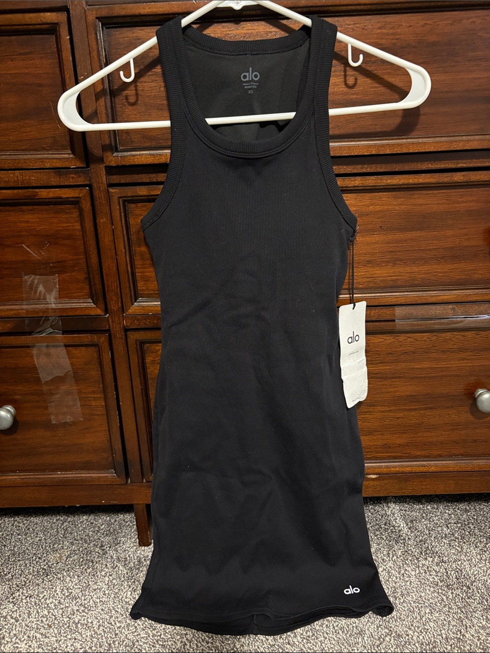 Alo Goddess Rib Mini Dress